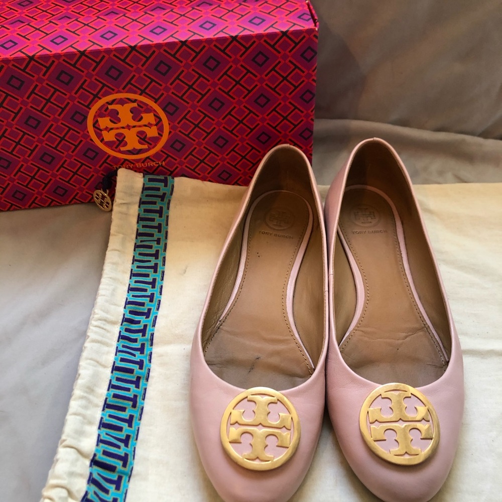 Tory Burch Benton ballet flats Size 8 seashell